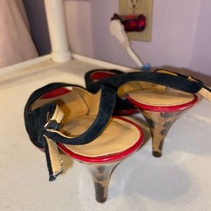 Vintage Cheetah Print Nine West Heels